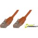 MicroConnect U/UTP CAT6 0.3M Orange LSZH Ref: UTP6003O