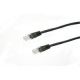 MicroConnect U/UTP CAT5e 20M Black PVC Ref: B-UTP520S