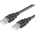 MicroConnect USB2.0 A-A 0,1m M-M, Black Ref: USBAA01B
