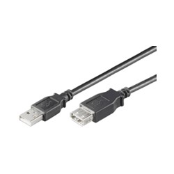 MicroConnect USB2.0 Extension A-A 3m M-F Ref: USBAAF3B