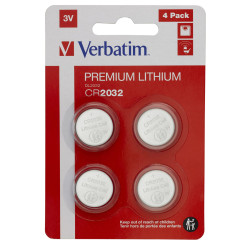 Verbatim LITHIUM BATTERY CR2032 3V 4 Reference: W126181786