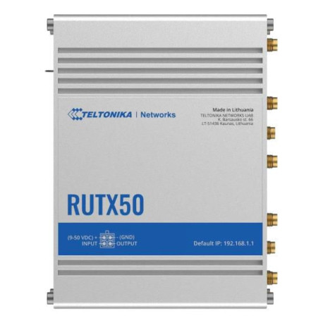 Teltonika Networks RUTX50 Industrial 5G Cellular Référence: W127064065