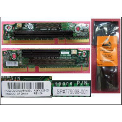 HP PCIe 3.0 CPU1 Riser Card 16/x8 Référence: 779098-001