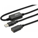 MicroConnect Active USB 2.0 cable, A-A M-F Reference: USB2.0AAF05A