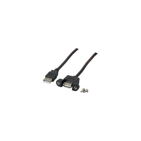 MicroConnect USB2.0 Extension A-A M-F 1,8m Reference: USBAAF1PANEL2