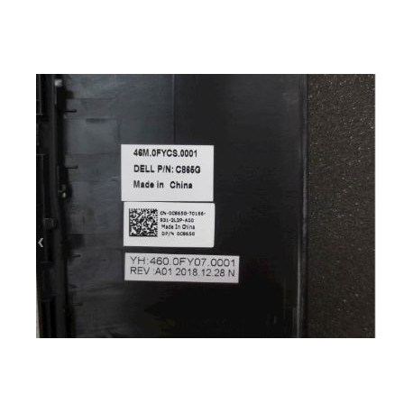 Dell Non-Touch LCD back cover Référence: C865G