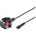 MicroConnect Power Cord UK Notebook C7 1.8m Ref: PE090718