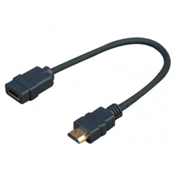 Vivolink Pro HDMI Male/Female 0,2m Reference: PROHDMIADAPHDMIF