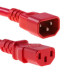 MicroConnect Power Cord C13 - C14 5m Red Reference: W126631607