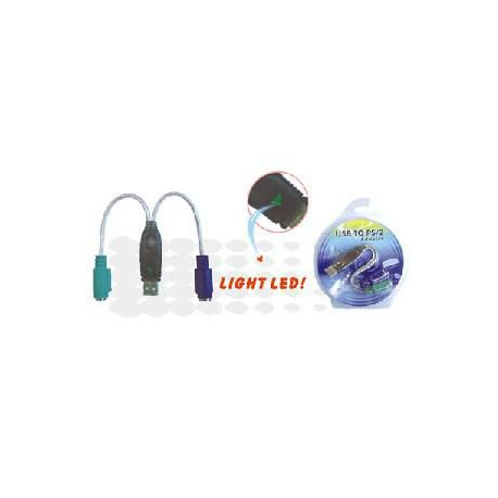 MicroConnect USB A - Converter 2x PS/2 0,3m Reference: USBA2PS2
