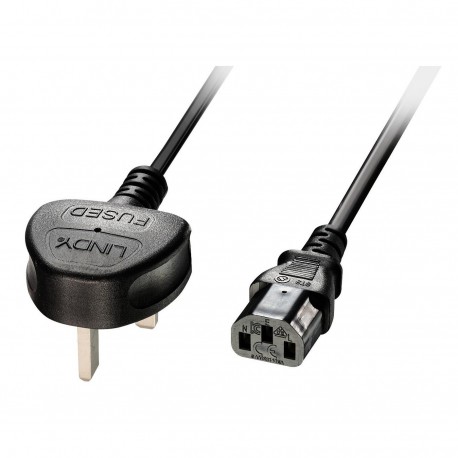 Lindy 5M Uk 3 Pin To C13 Mains Cable Référence: W128371213