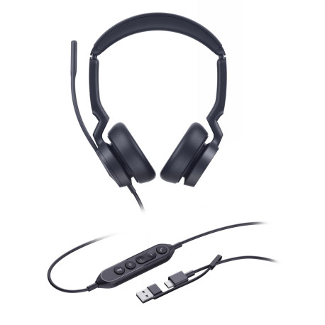 Yealink UH46 Dual UC USB-C/A Headset Référence: W129148140