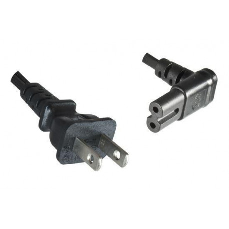 MicroConnect Power Cord US - C7 Angled 1.8m Reference: PE110718A