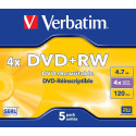 Verbatim DVD+RW 4X, 4.7GB Branded Référence: 43229