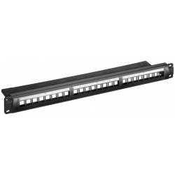 MicroConnect CAT6 24 port 19 Patch Panel, Reference: PP-027