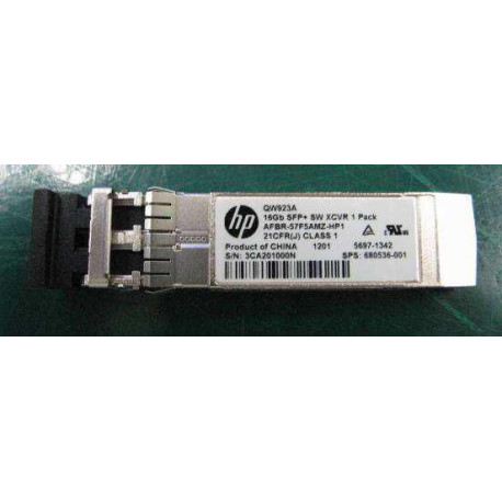 HP 16Gb Fibre Channel Short Wave Référence: 680536-001