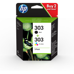 HP 303 2-pack Black/Tri-color Reference: 3YM92AE