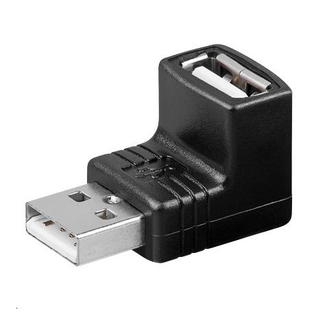 MicroConnect USB 2.0 adapter A - A 90° M-F Reference: USBAMAFA