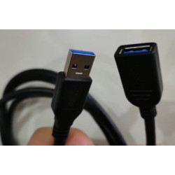 MicroConnect USB 3.0 A-A 1.8 m M-F, Black Référence: W128986183