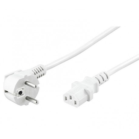 MicroConnect Power Cord 1.8m White IEC320 Référence: PE010418W