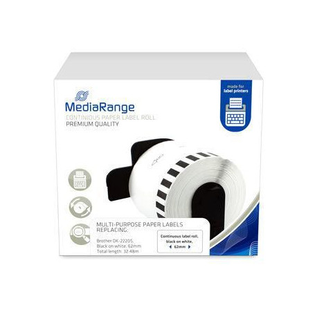 MediaRange Continuous Paper Label, For Reference: W128291489