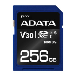 ADATA 256GB SDXC UHS-I U3 V30S Référence: W127209939