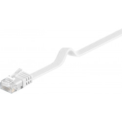 MicroConnect U/UTP CAT6 2M White Flat Reference: V-UTP602W-FLAT