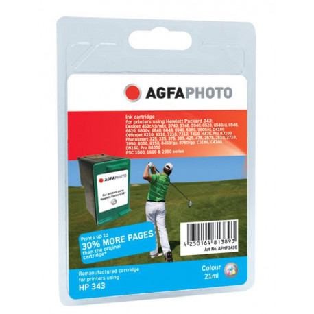 AgfaPhoto Ink Color, HP No. 343 Reference: APHP343C