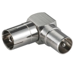 MicroConnect Coxial Angled Adapter F/M Référence: COAXADAPTERA