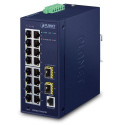 Planet IP30 Industrial L2/L4 16-Port Référence: IGS-4215-16T2S