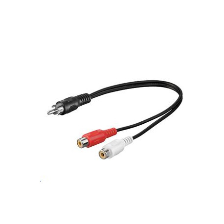 MicroConnect RCA - 2xRCA 0,20m M-F Reference: AUDC02