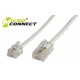 MicroConnect RJ11-RJ45 1M M/M White Reference: MPK451
