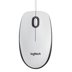 Logitech M100, Corded mouse,White Référence: 910-001603