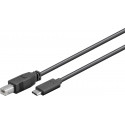 MicroConnect USB-C to USB 2.0 B Cable, 1,8m Reference: W127021090