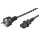 MicroConnect Power Cord CEE 7/7 - C13 1m Reference: PE020410