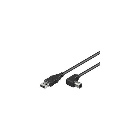MicroConnect USB2.0 A-B 1m M-M Reference: USBAB1ANGLED