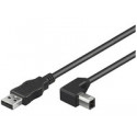 MicroConnect USB2.0 A-B 1m M-M Reference: USBAB1ANGLED
