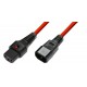 MicroConnect IEC Lock C13 to C14, 1m, Red Reference: W128918233