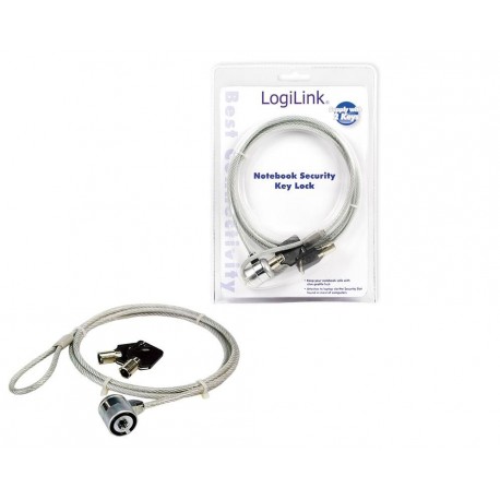LogiLink Notebook Security Lock, 1.5m Reference: NBS003
