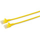 MicroConnect U/UTP CAT6 0.15M Yellow Slim, Reference: W125624999
