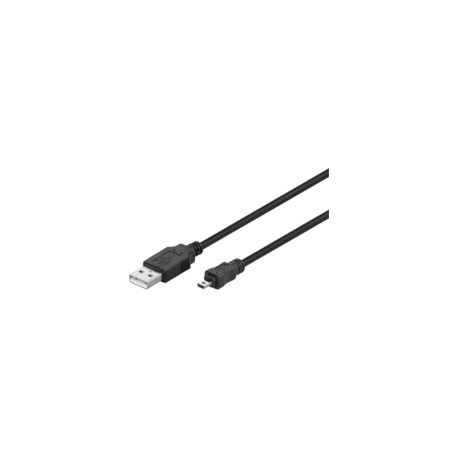 MicroConnect USB A - Mini USB B 8P 1.8m M-M Reference: USBAMB82