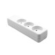 ProXtend Danish Power Strip 3-way White Reference: W128366514