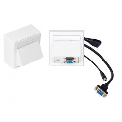 Vivolink Wall box VGA, HDMI + 3,5mm aud Reference: WI221192