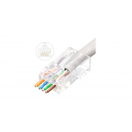 MicroConnect Modular EZ Plug RJ45 8P8C CAT6 Reference: KON505-50EZ
