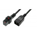 MicroConnect IEC Male C20 to C19 IEC Lock Reference: PC1284