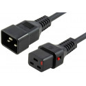 MicroConnect IEC Male C20 to C19 IEC Lock Reference: PC1285