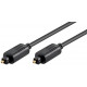 MicroConnect Toslink M-M 10m Black Reference: TT6100BKAD