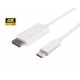MicroConnect 4K USB-C to Displayport Cable Reference: USB3.1CDPBW1
