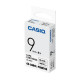 Casio XR-9WE, 9 mm, Black on White Reference: XR-9WE1