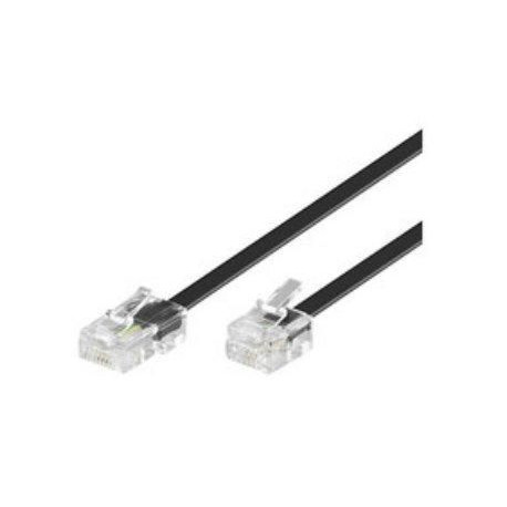 MicroConnect RJ11-RJ45 6M M/M Black Reference: MPK456S
